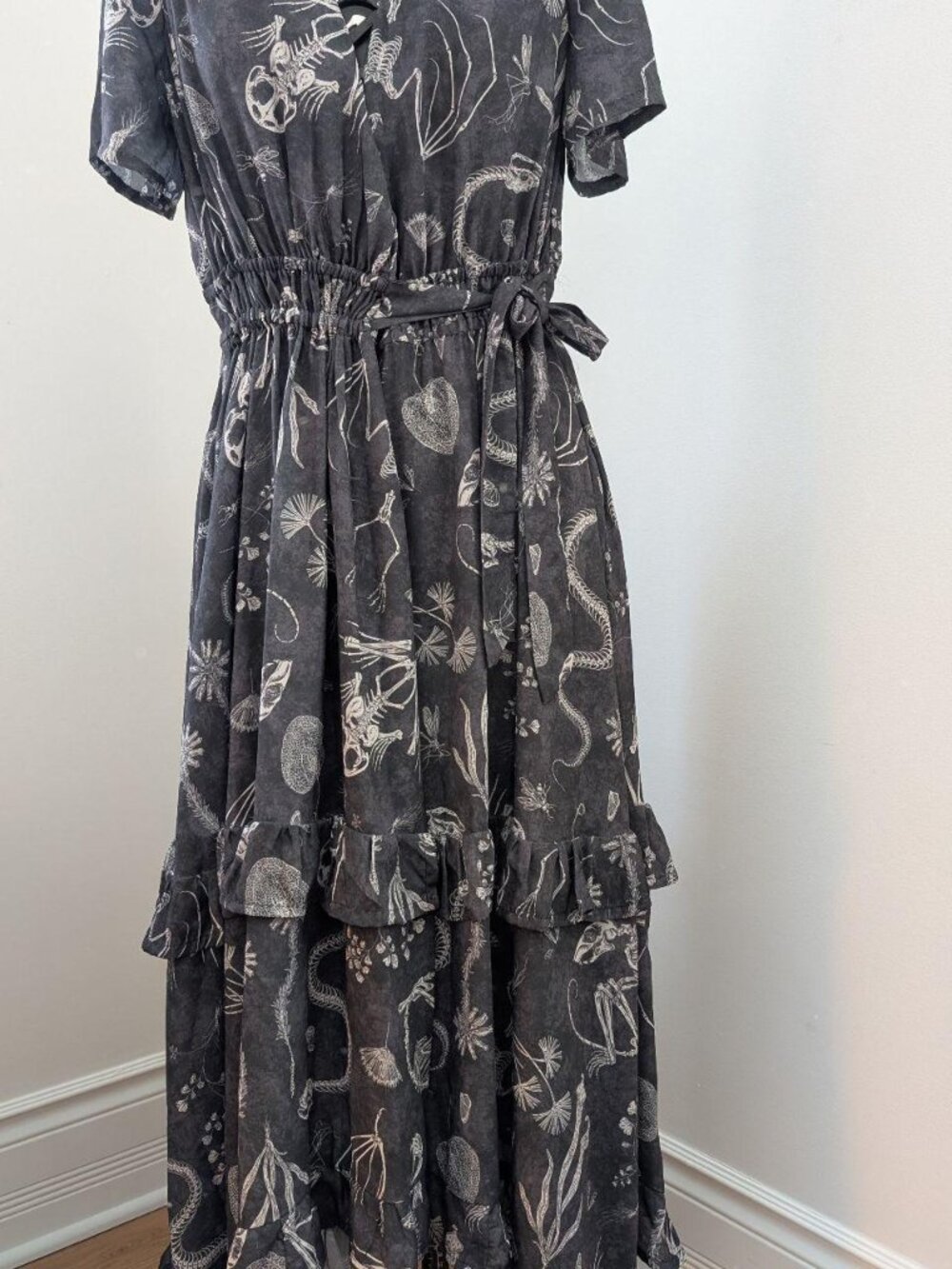 Cosmic drifters fabric goth dress